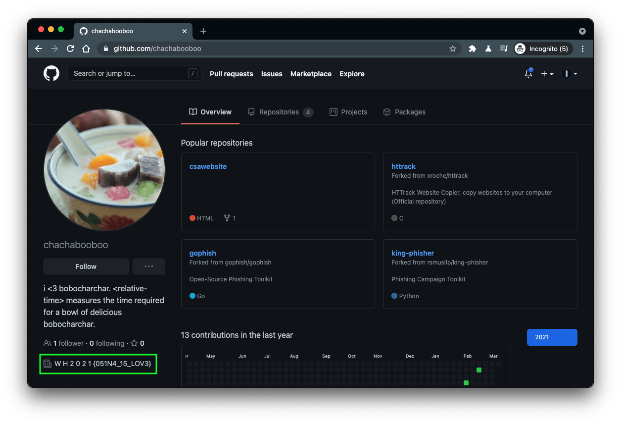 GitHub search